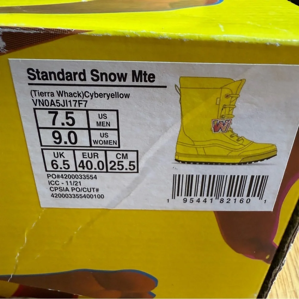 Vans Bright Yellow Men's Boots